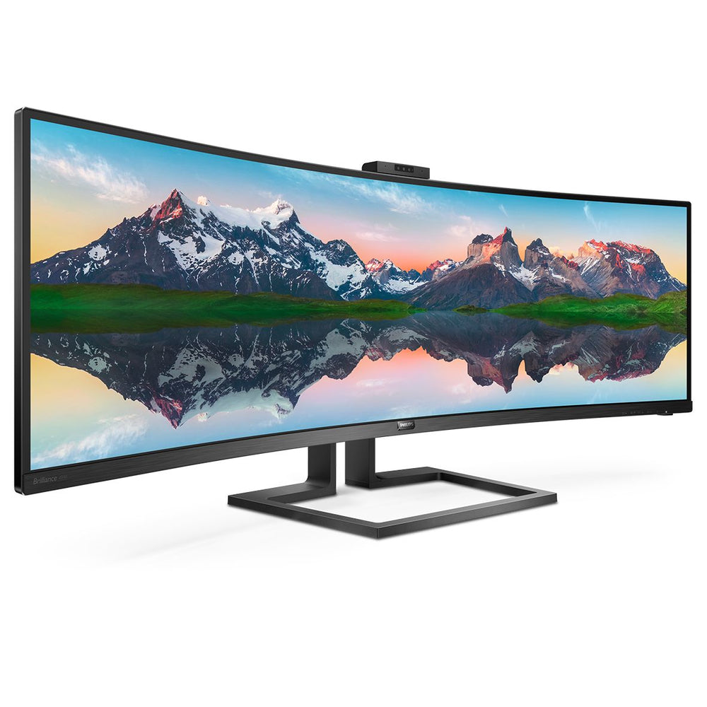 Philips 499P9H 49In Va Curved 5120X1440 32:9 Usb-C Height Tilt Swivel Dp Dp-Out Image 1