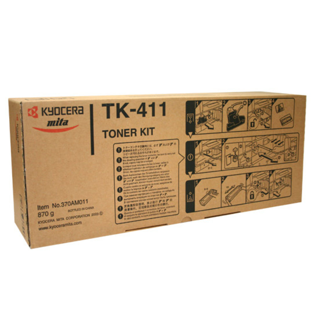 Kyocera TK411 Toner Cartridge - Black 15000 Pg Yield Image 1