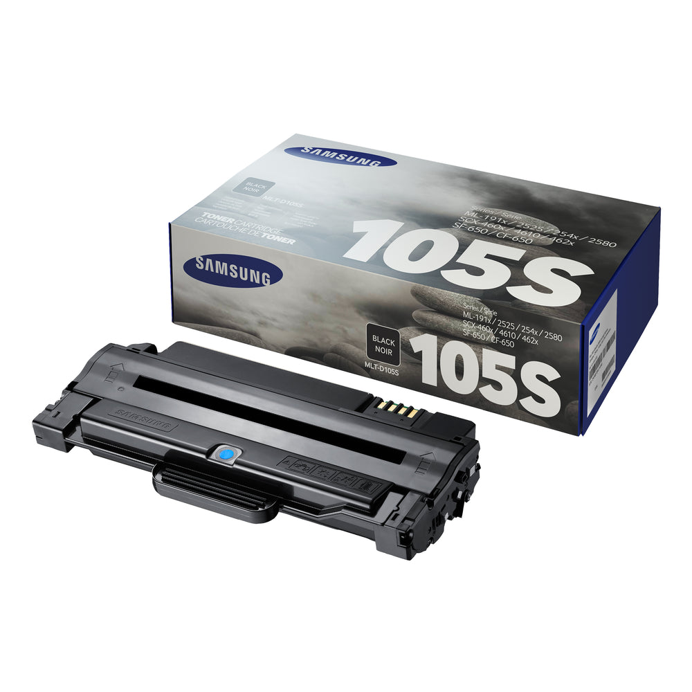Samsung MLT-D105S Toner Cartridge for ML-2525, ML2525W, SCX-4600, SCX-4623F, SF-650, SF-650P Image 1