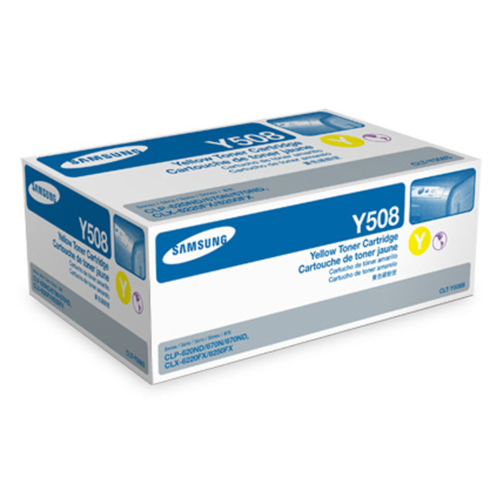 Samsung CLT-Y508S Yellow Toner Cartridge - Original - High Yield