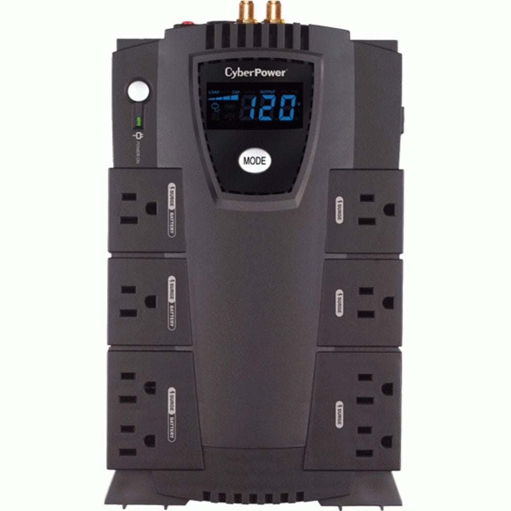 Cyberpower Cp825Avrlcd 825Va Cp Avr Lcd Ups 3 Yr Wty 8 Out 120V 15A 5-15R