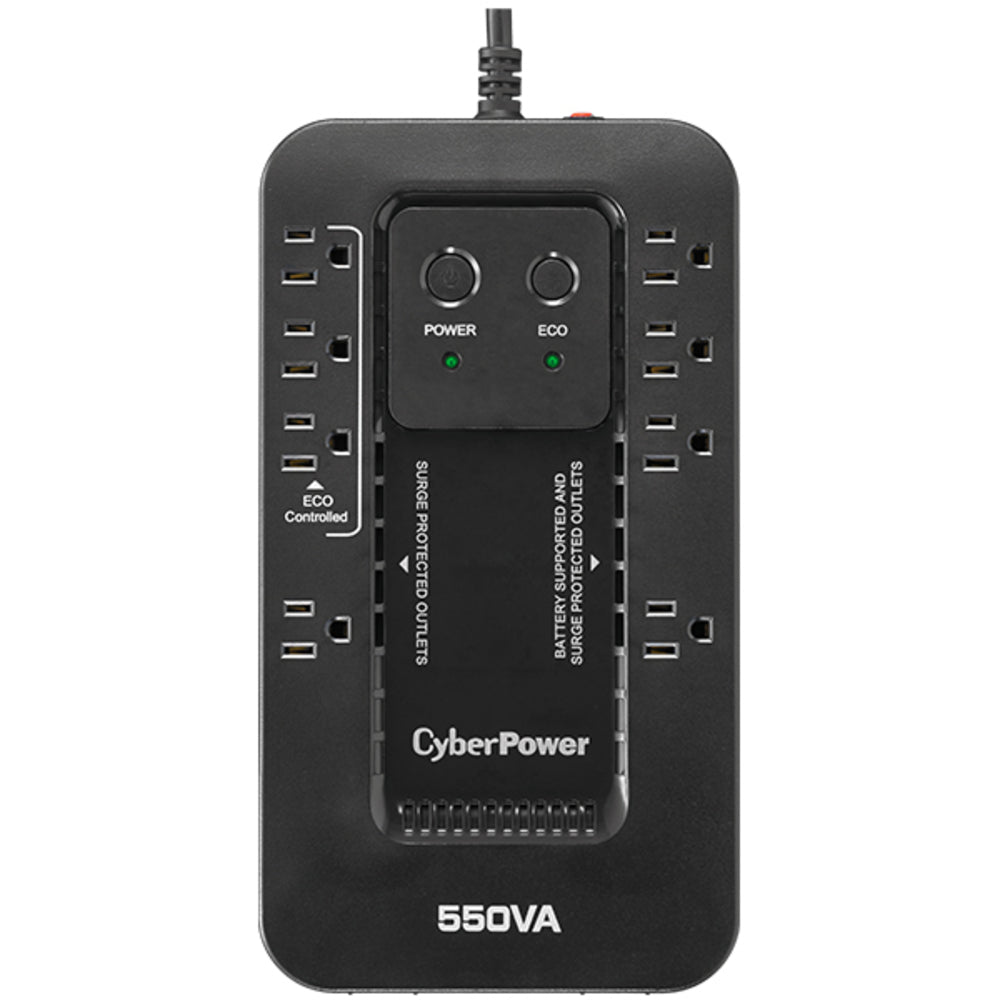 CyberPower EC550G 550VA UPS Standby 8 Outlets