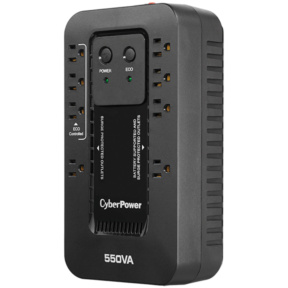 CyberPower EC550G 550VA UPS Standby 8 Outlets