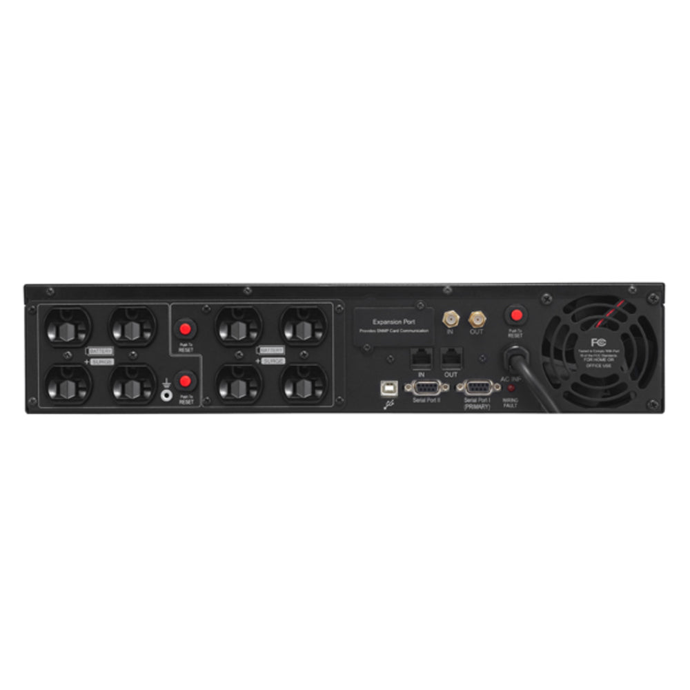 CYBERPOWER SYSTEMS USA INC. OR2200LCDRT2U LCD AVR 8 5-20 OUTLETS 5-20P PLUG