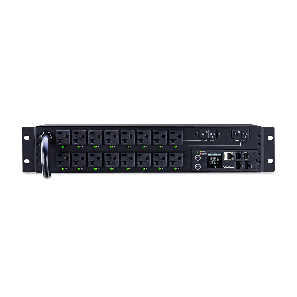 CYBERPOWER SYSTEMS USA INC. PDU41003 SWITCHED PDU 30A 120V 16 5-20R OUTLETS Image 1