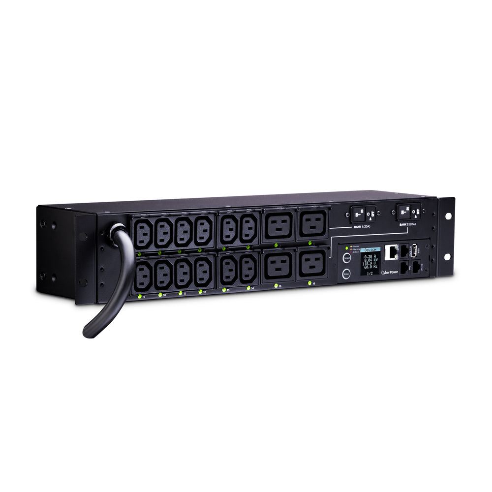 Cyberpower PDU41008 Switched PDU 200-240V 30A NEMA L6-30P 16xC13 4xC19 12ft