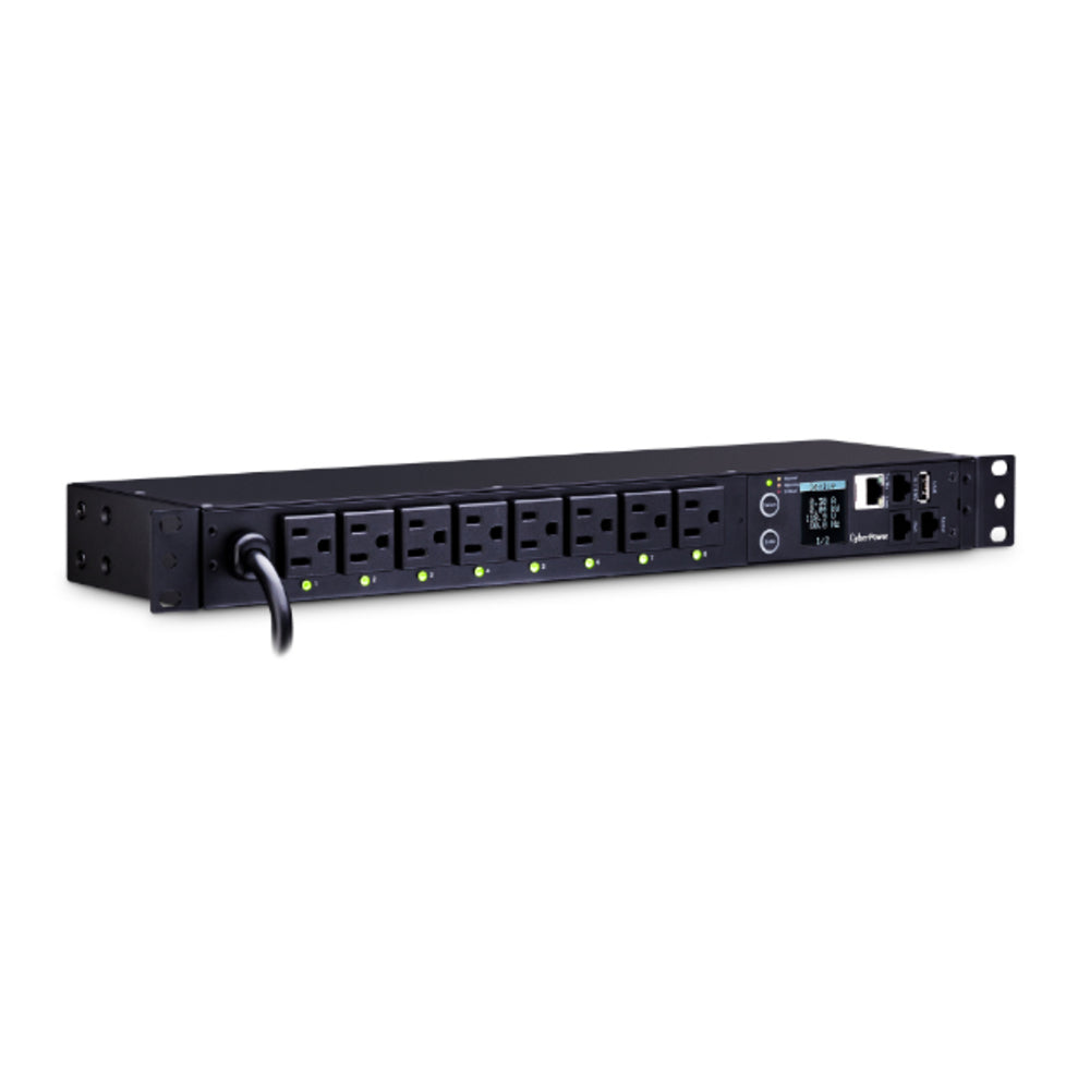 Cyberpower Systems Usa Inc. Pdu81001 15A 120V Metered-By-Outlet Switched Pdu