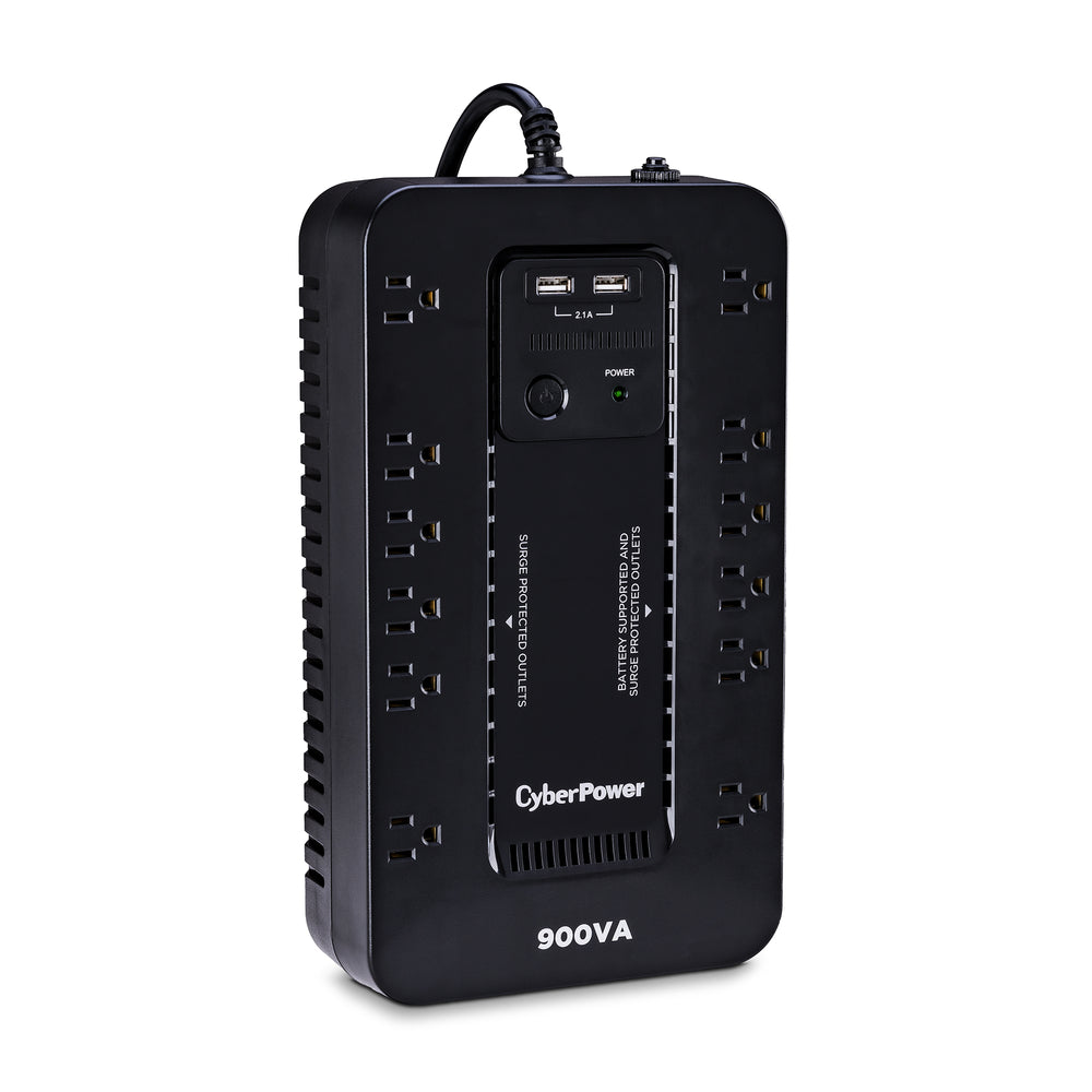CYBERPOWER SYSTEMS USA INC. ST900U 900VA/500W 120V 15A 12 OUTLETS 2XUSB CHARGE