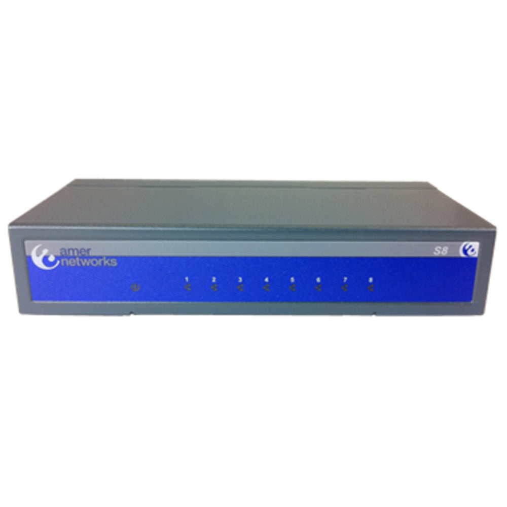 Amer Networks S8 8 Port Fast Ethernet Switch Auto MDI/MDIX