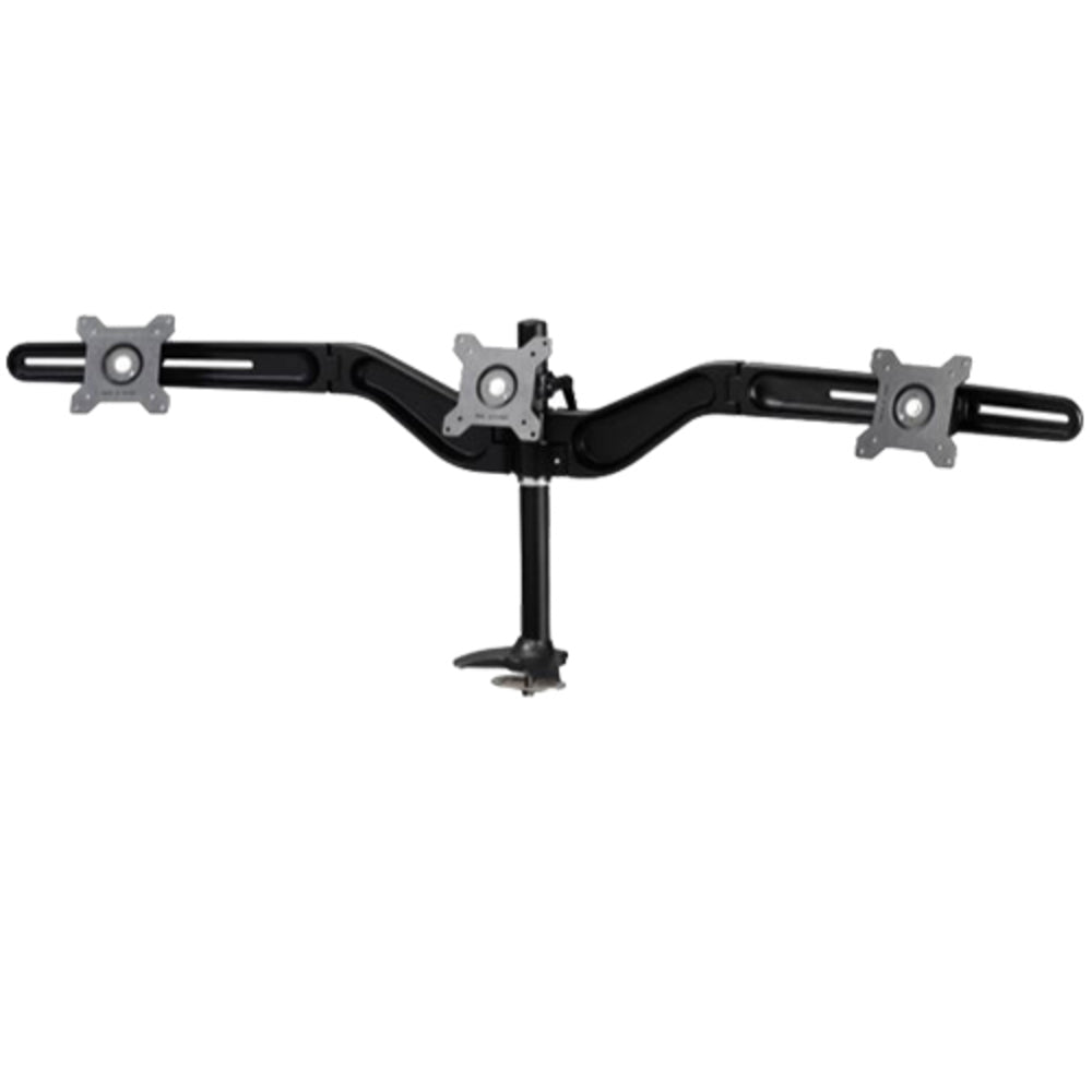 AMER NETWORKS AMR3P TRIPLE MONITOR POLE MOUNT SUPPORT 75MM OR 100MM VESA Image 1