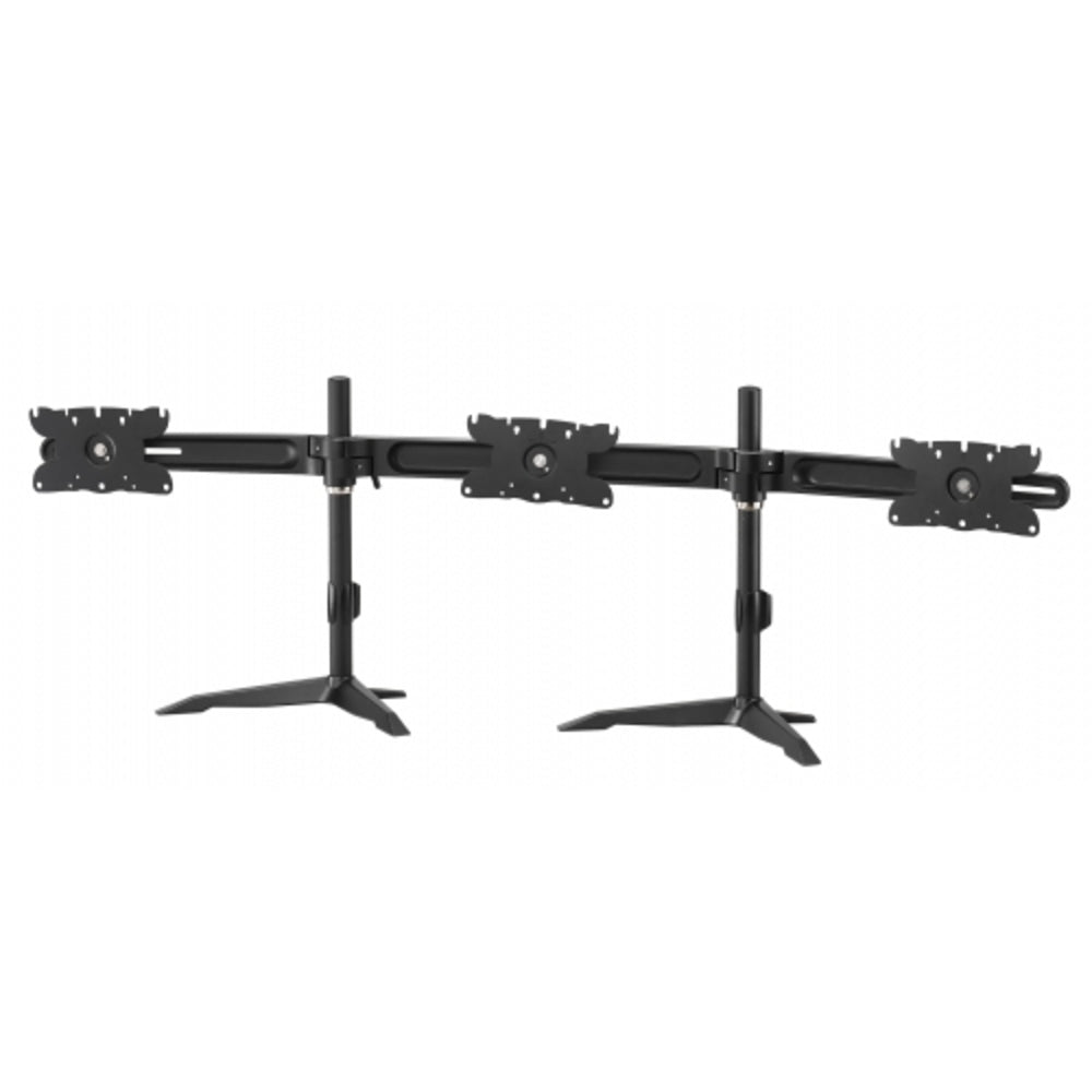 AMER NETWORKS AMR3S32 TRIPLE MONITOR ULTRA SLIM STAND BASED DESK MOUNT. Image 1