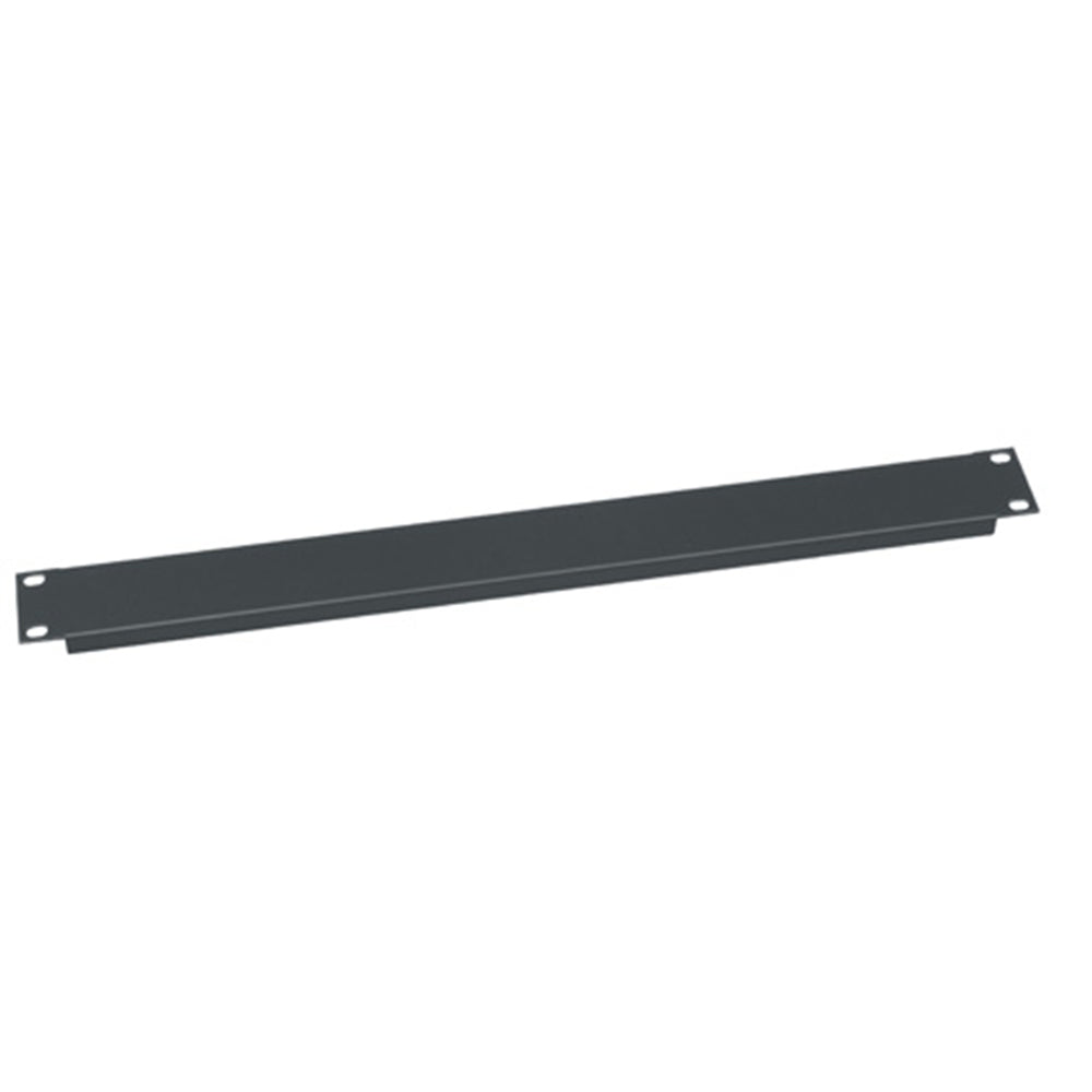 Middle Atlantic EB1 1U Black Steel Flanged Blank Panel Image 1