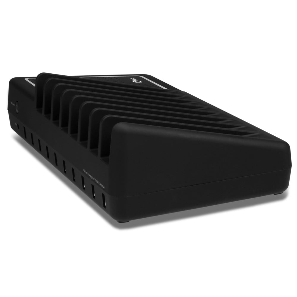 Siig Inc. AC-PW1314-S1 10-Port USB Charging Station with Ambient Light Deck
