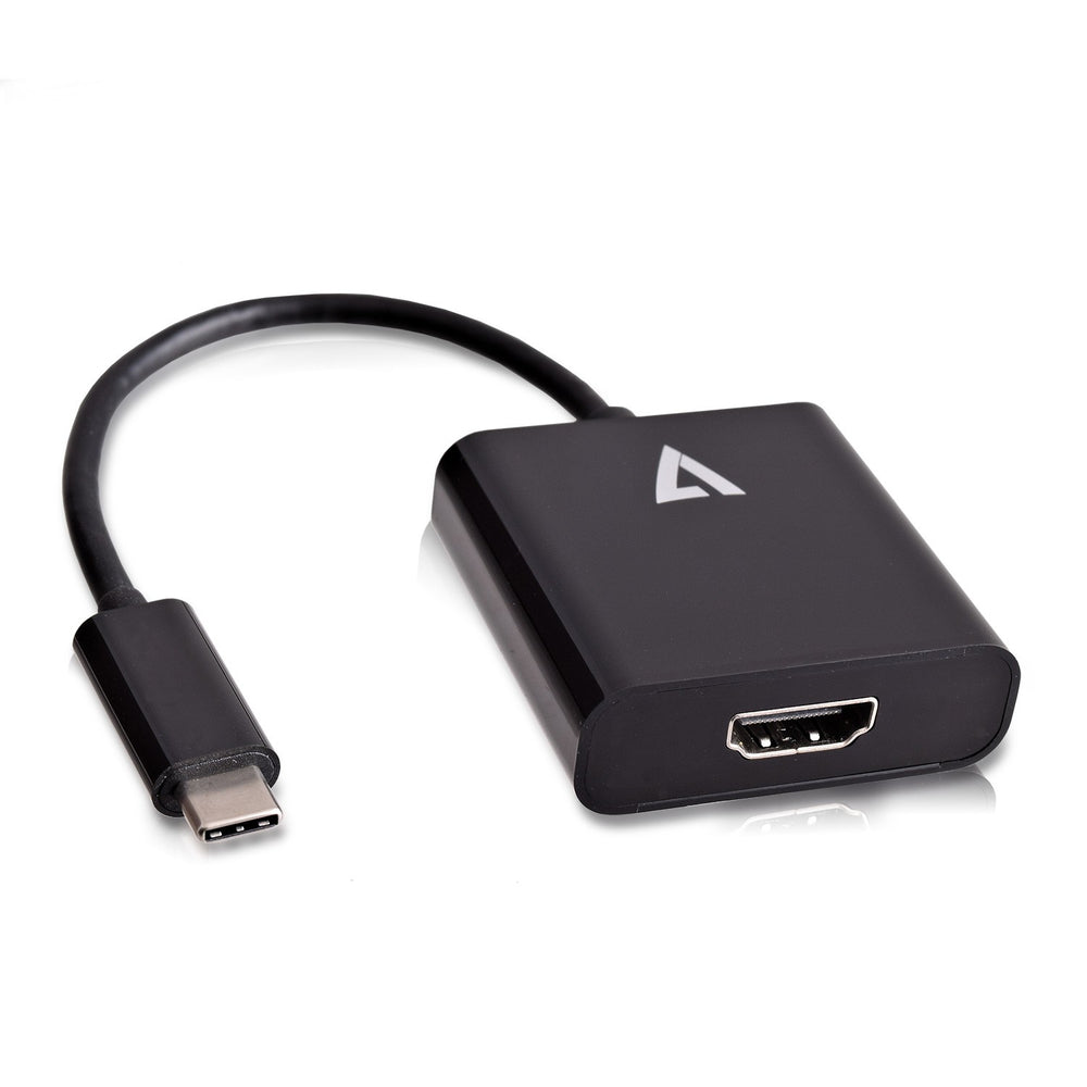 V7-Cables V7Uchdmi-Blk-1E Usb-C To Hdmi 1.4 Video Adapter 4K 30Hz Uhd Adptr Image 1