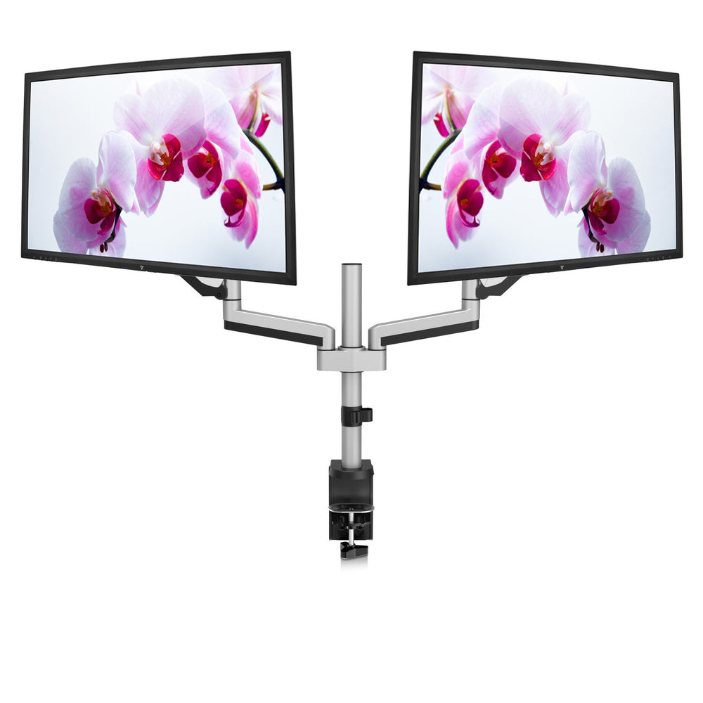 V7 Mounts And Stands Dm1Dta-1N Dual Touch Adjust Monitor Mount Two Displays