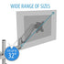 V7 Mounts And Stands Dm1Dta-1N Dual Touch Adjust Monitor Mount Two Displays