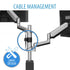 V7 Mounts And Stands Dm1Dta-1N Dual Touch Adjust Monitor Mount Two Displays Image 1