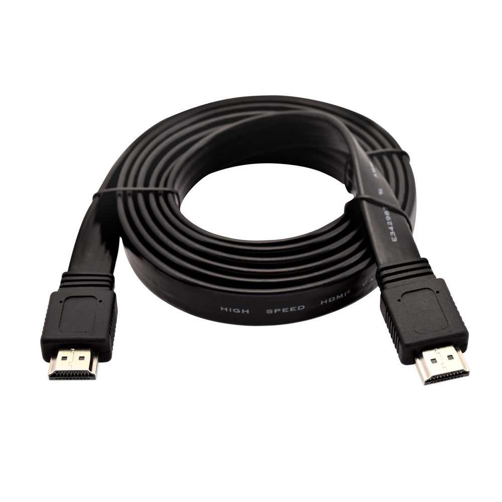 V7 V7HDMI4FL-02M-BK-1E HDMI Cable 4K 2M Black Image 1