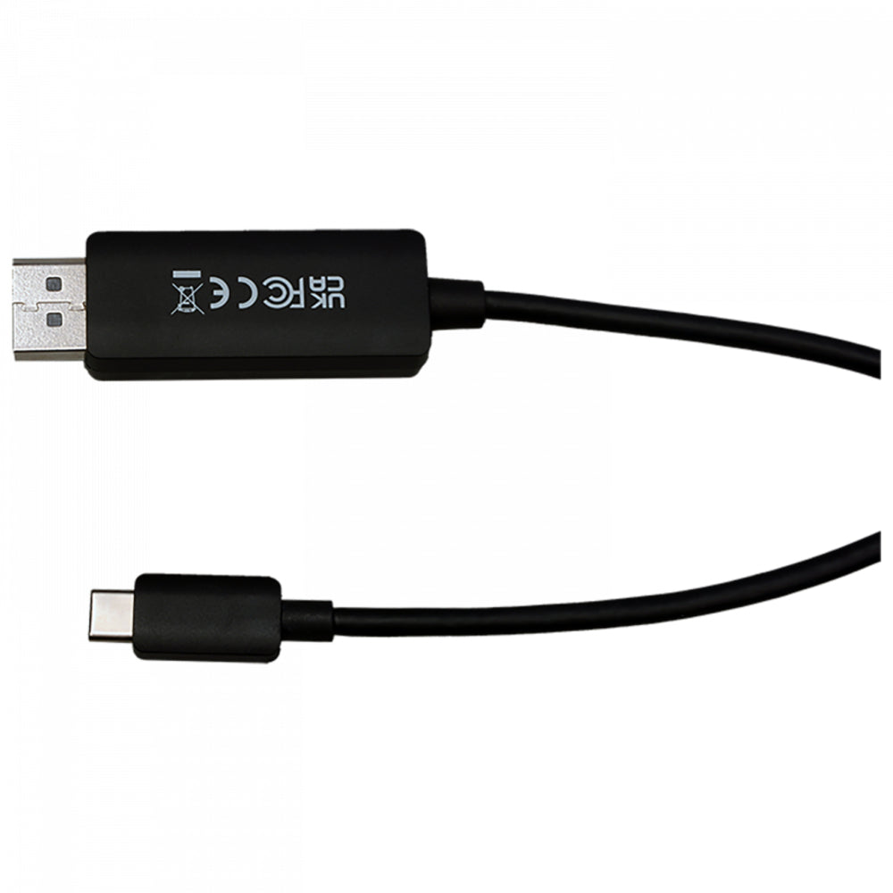 V7-Cables V7Usbcdp14-2M Usb-C To Dp 1.4 Cable 2M 6.6Ft 32.4Gbps 8K 30Hz/4K 60Hz