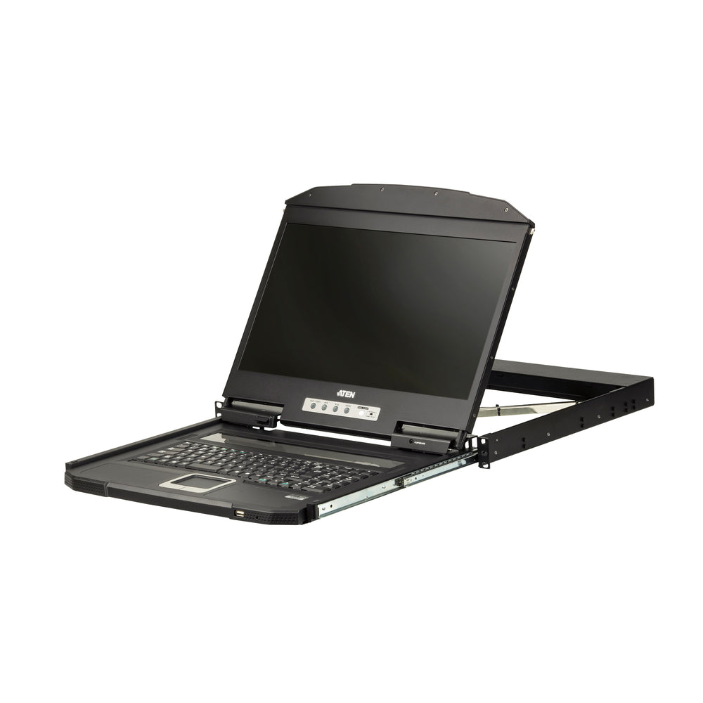 Aten Technologies Cl3700Nw 19In Ultra Short Depth Wide Scrn Lcd Console