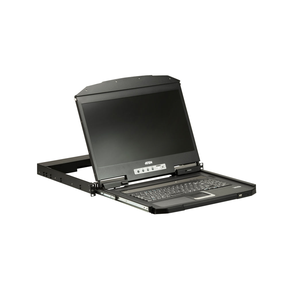 Aten Technologies Cl3700Nw 19In Ultra Short Depth Wide Scrn Lcd Console