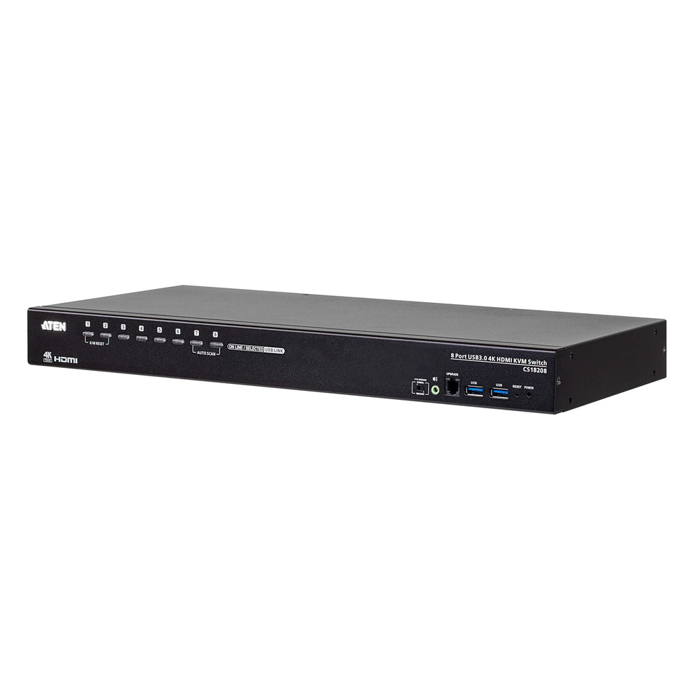 Aten CS18208 KVM switch Black Image 1