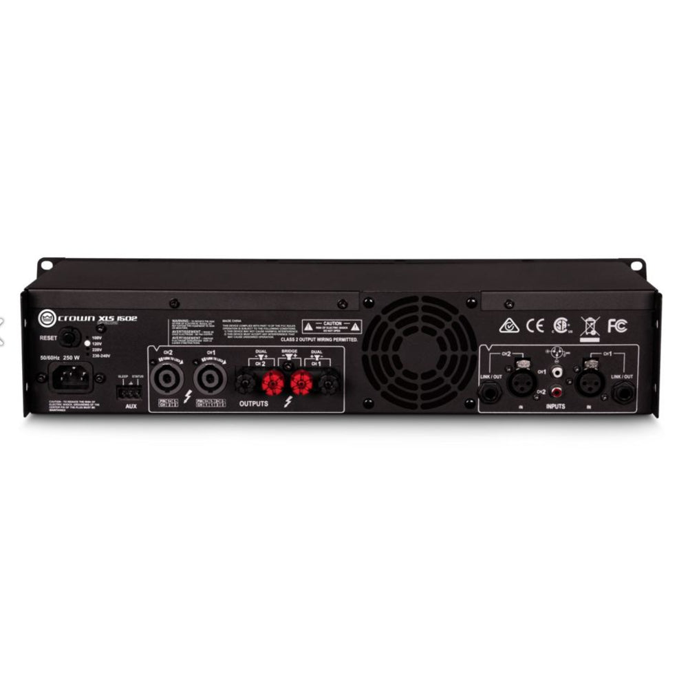 Crown XLS1502 Power Amplifier 2-Channel 525W Black
