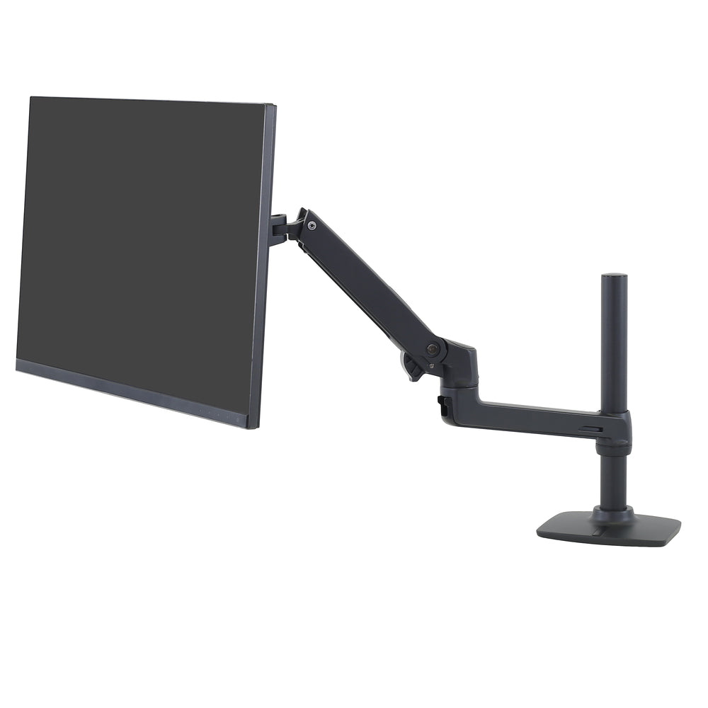 Ergotron RE 45-537-224 LX Desk Mount LCD Monitor Arm Tall Pole Image 1