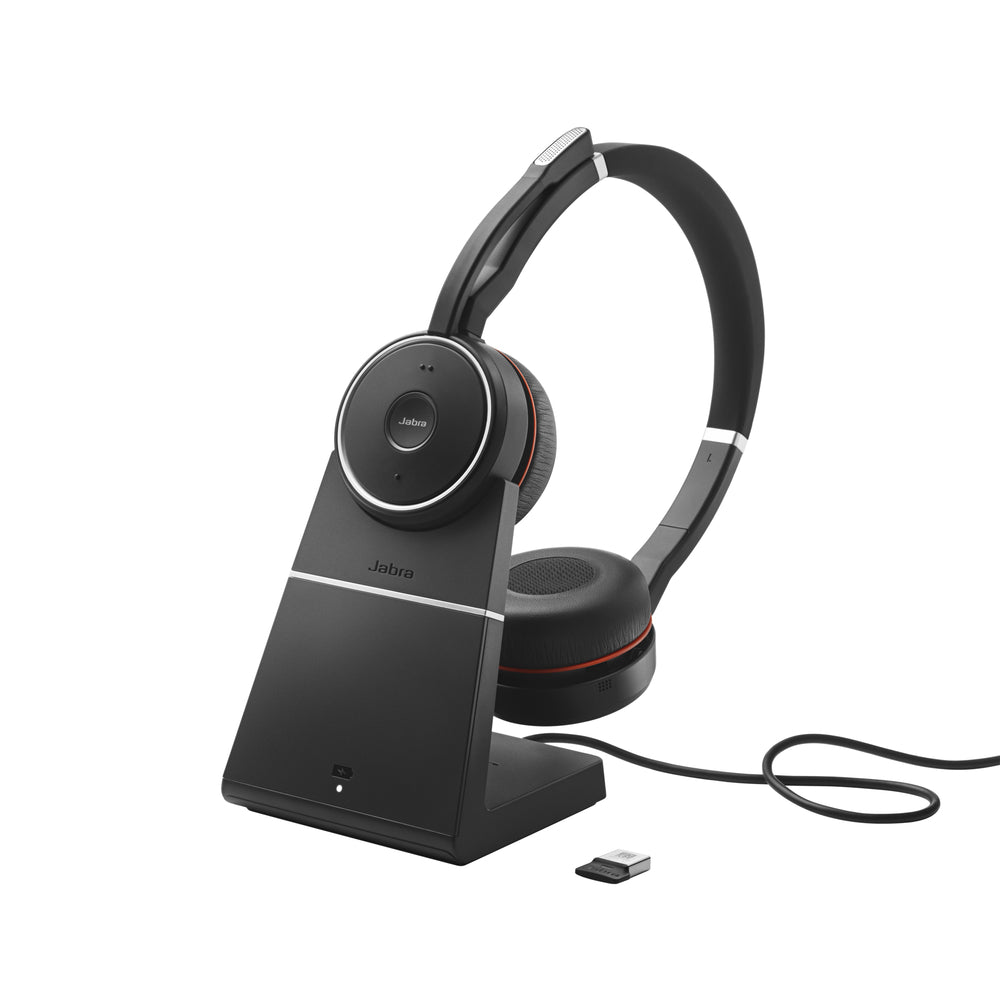 Jabra Evolve 75 UC Wireless Headset with Noise-Cancellation Image 1