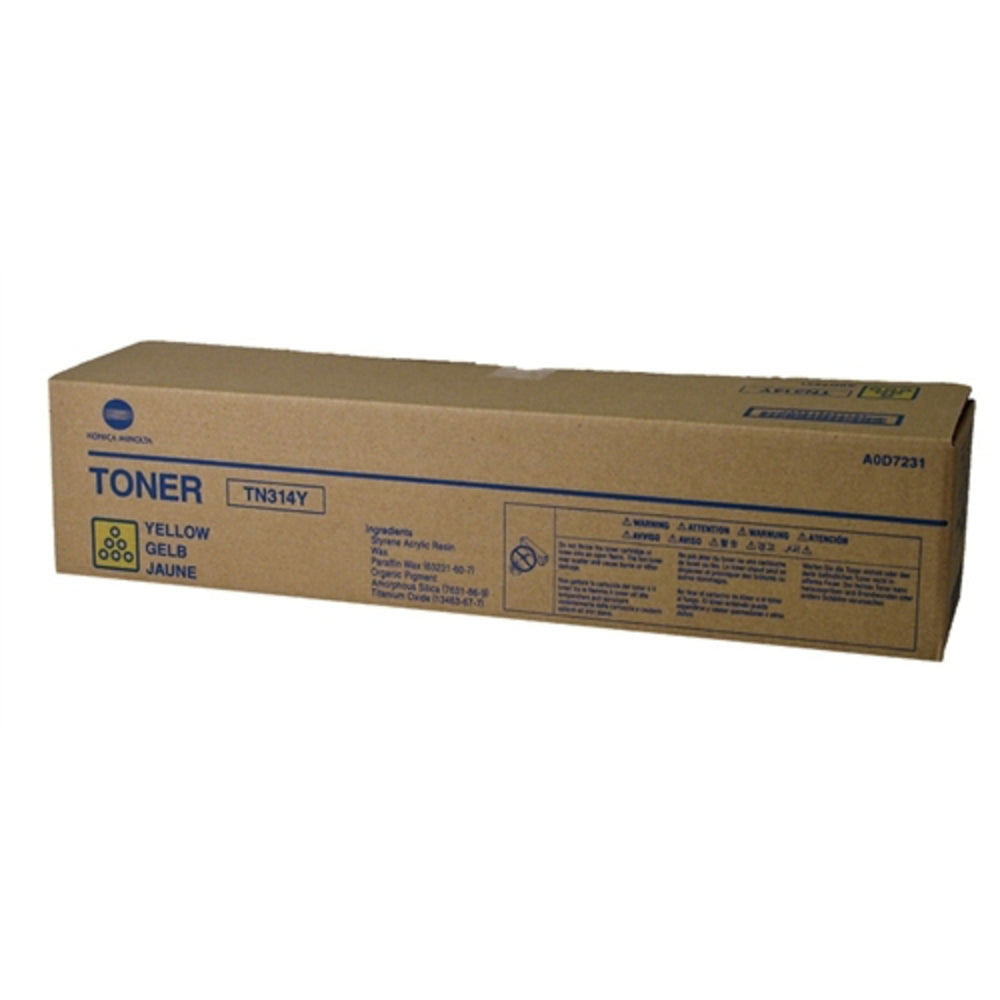 KONICA MINOLTA A0D7231 Biz C353 Tn314 Sd Yellow Toner Image 1