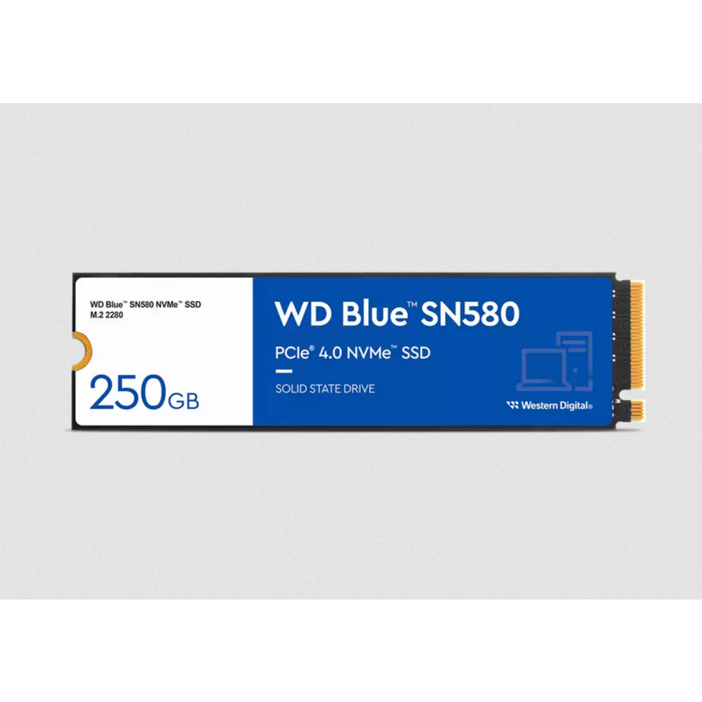 Western Digital WDS250G3B0E SSD 250GB M.2 WD Blue SN580 PCIe Image 1
