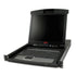 APC AP5808 Network KVM 1U 17inch Rack LCD Console Touchpad Mouse 8Port Switch Image 1