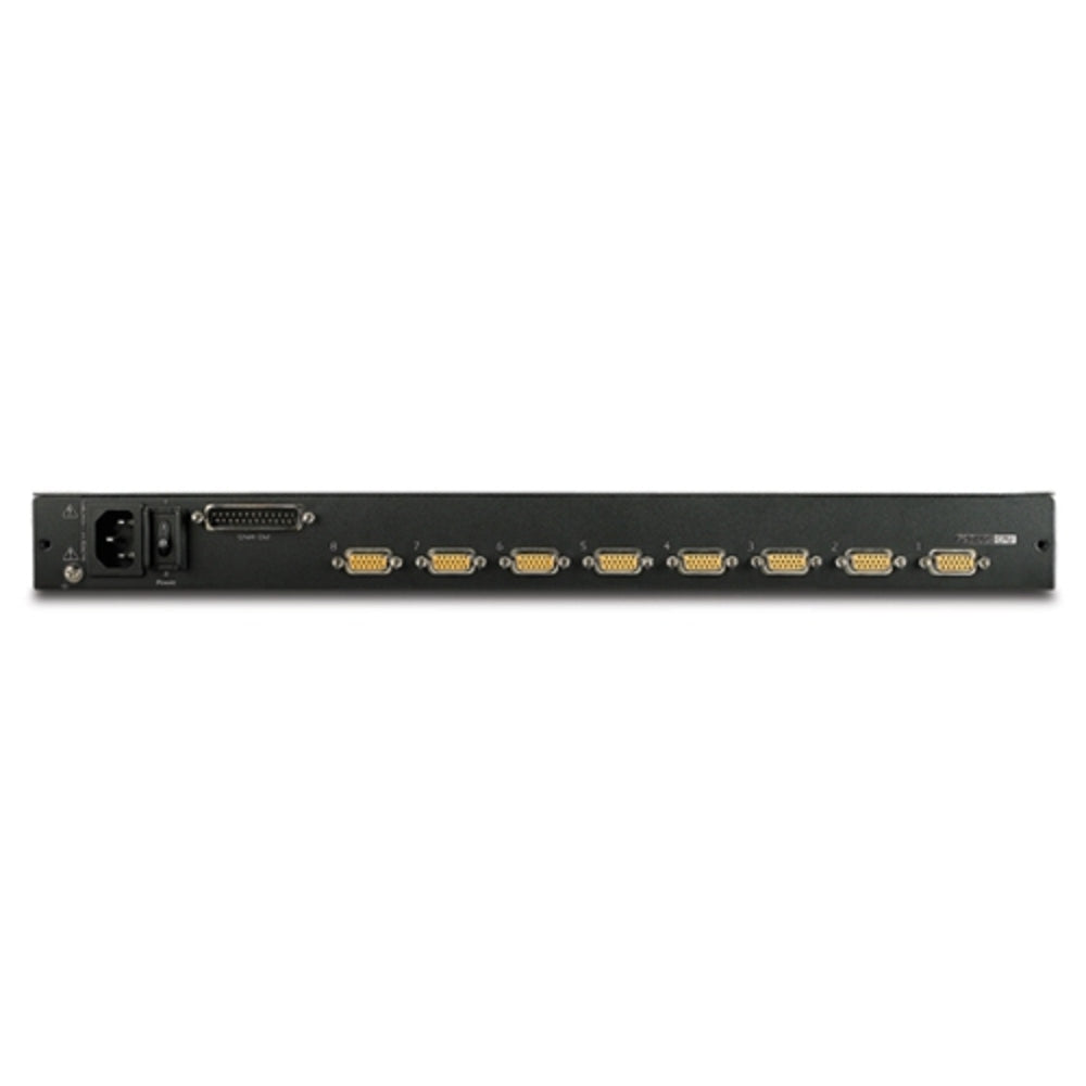 APC AP5808 Network KVM 1U 17inch Rack LCD Console Touchpad Mouse 8Port Switch