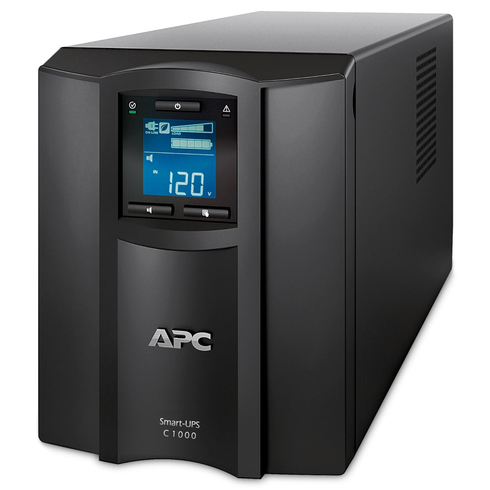 Apc Smc1000C Smart-Ups 8-Outlet 600 1000Va 120V Lcd Ups System Smartconnect