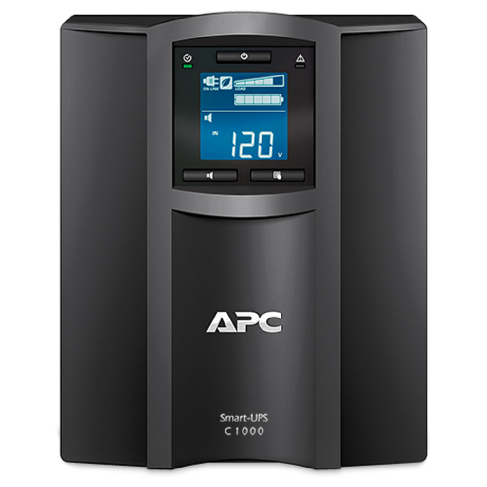 Apc Smc1000C Smart-Ups 8-Outlet 600 1000Va 120V Lcd Ups System Smartconnect