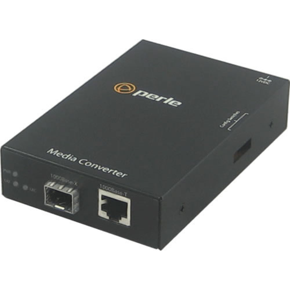Perle S-1000-SFP Gigabit Ethernet Media Converter - 1000 Mbit/s Image 1