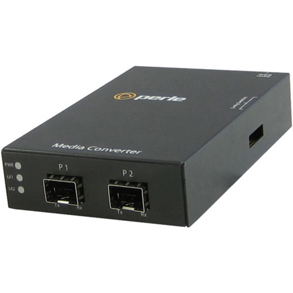 Perle Systems 05060574 S-4Gpt-Dsfp Media Converter 2Slots 4.25Gb/S Sfp Stdaln Image 1