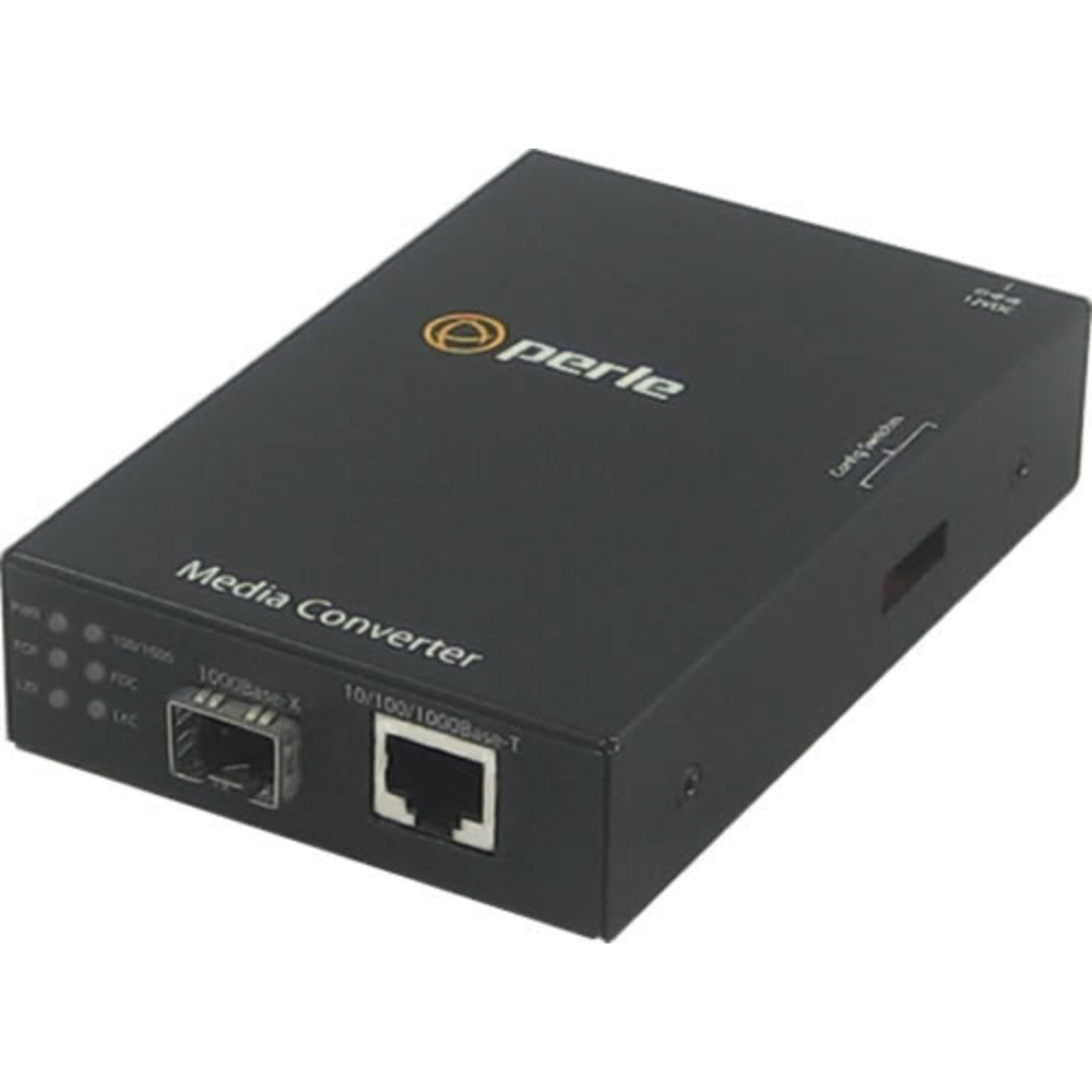 Perle S-1110-SFP-XT Media Converter 1000 Mbit/s Industrial Temperature Image 1