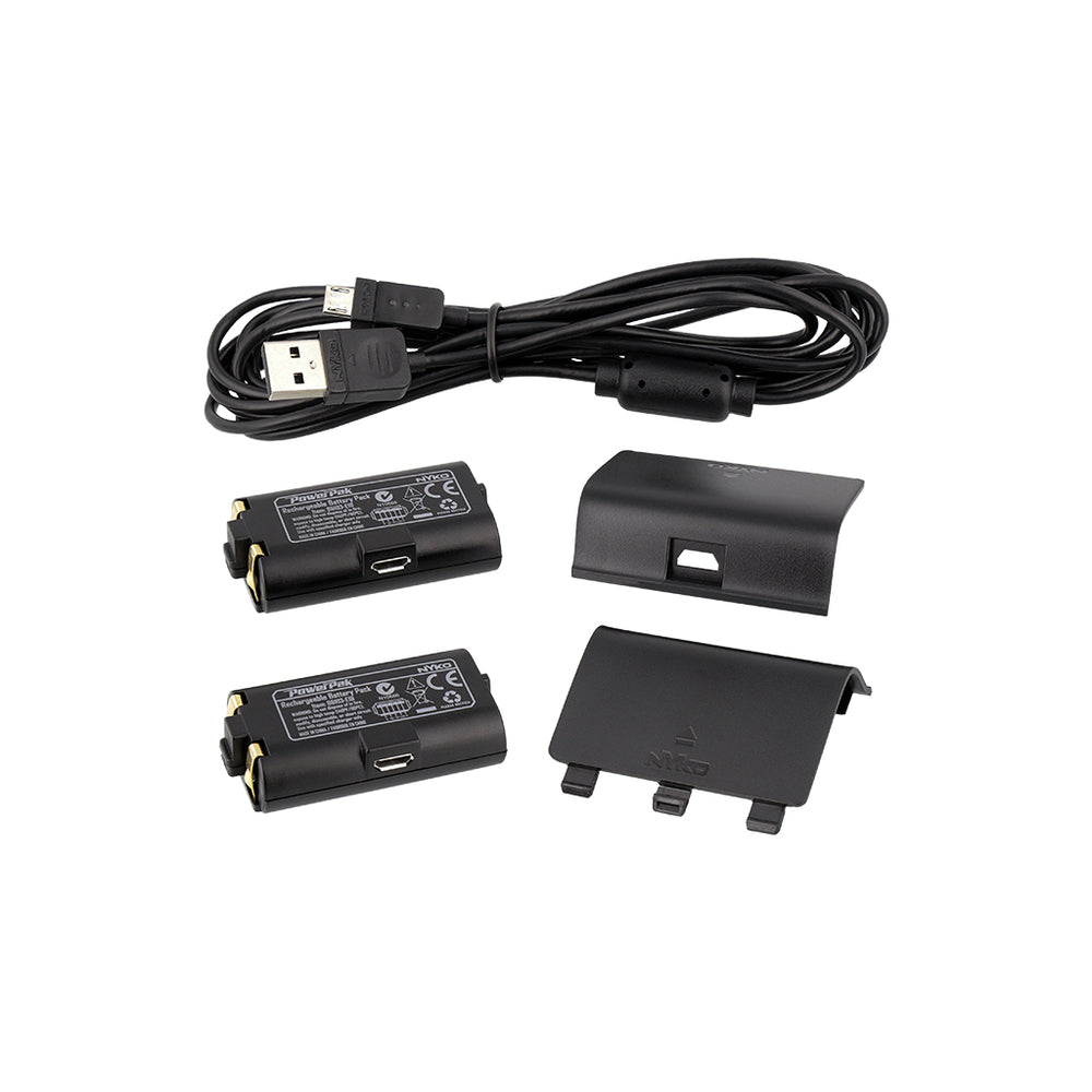 Nyko 86103 Xbox One Power Kit Plus - Rechargeable Batteries & 9ft USB Charging Cable