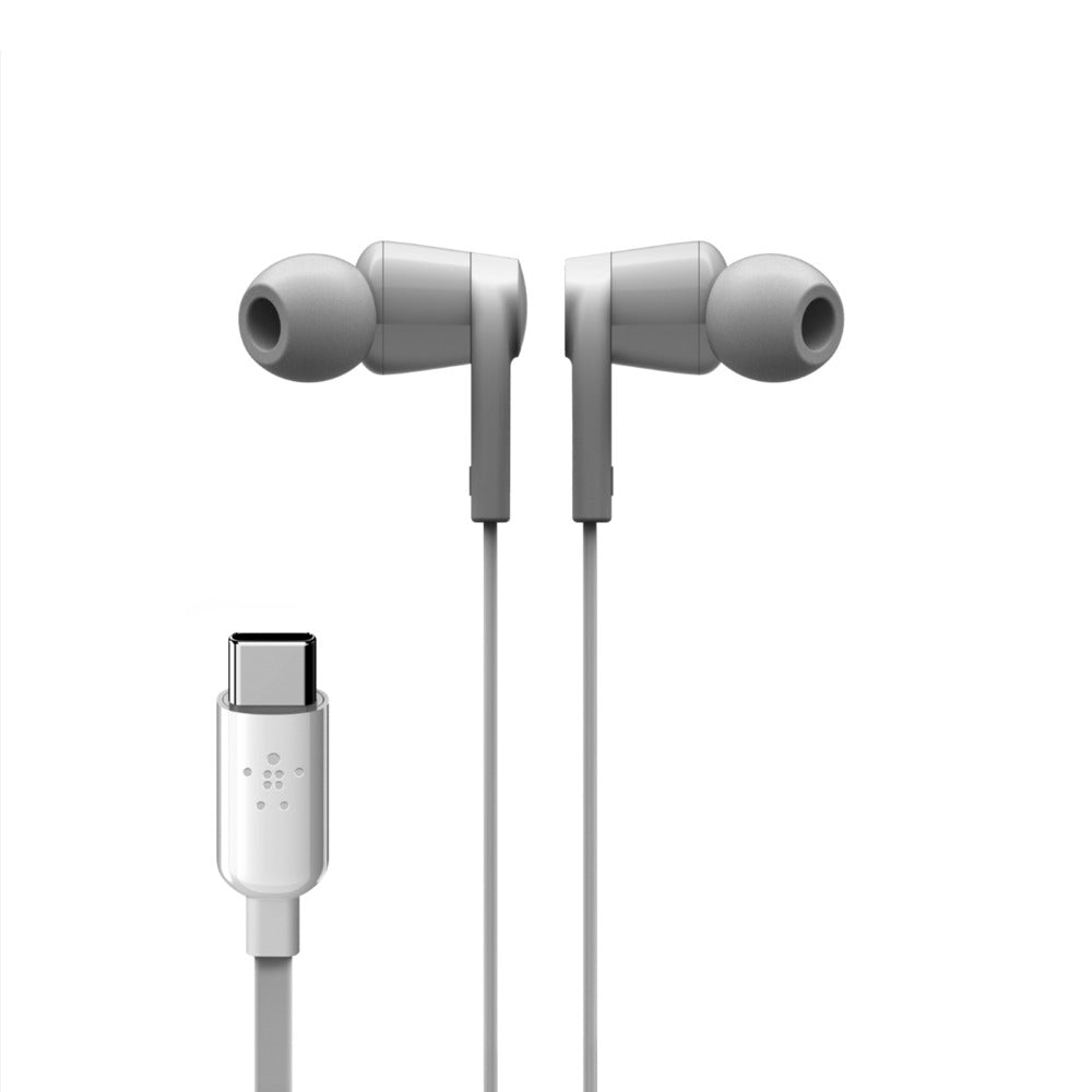 Belkin G3H0002btWHT USB-C In-Ear Headphones with Microphone - White