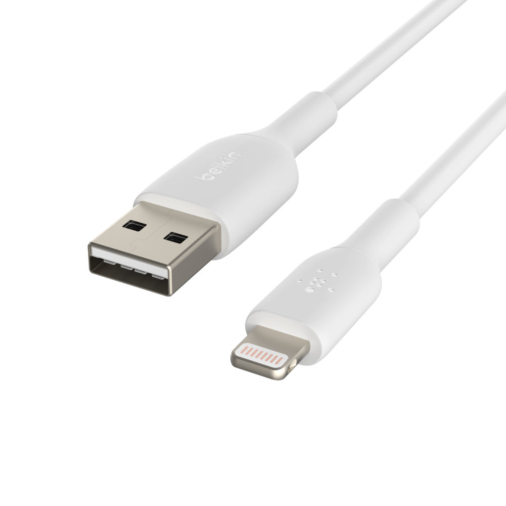 Belkin CAA001BT0MWH Lightning to USB-A Cable White 5.91"" Image 1