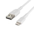 Belkin CAA001BT0MWH Lightning to USB-A Cable White 5.91"" Image 1