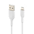 Belkin CAA001BT0MWH Lightning to USB-A Cable White 5.91""