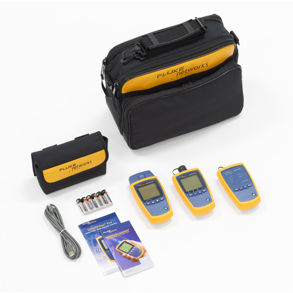 Fluke Electronics Core Ms2-Ftk Copper/Fiber Basic Technicians Kit Ms2-100 Image 1