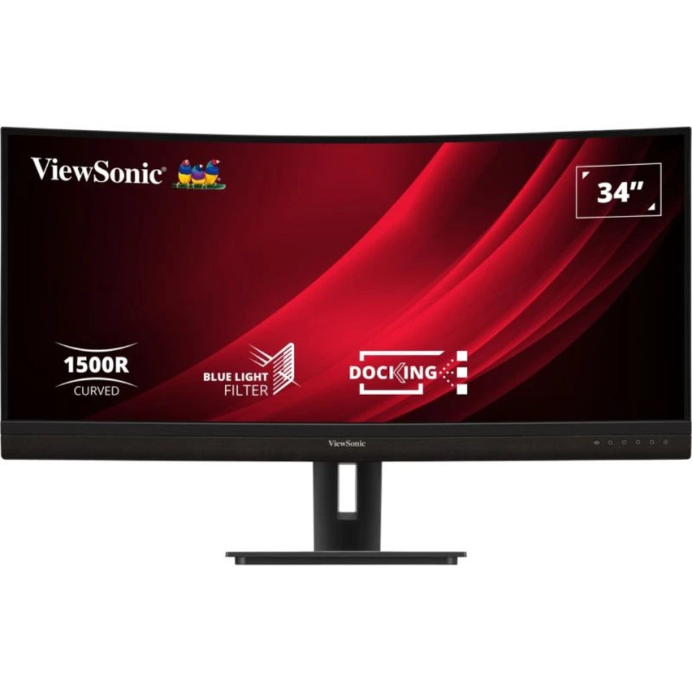 Viewsonic VG3456C 34" Curved UltraWide Docking Monitor 3440x1440 USB-C 100W RJ45 Image 1