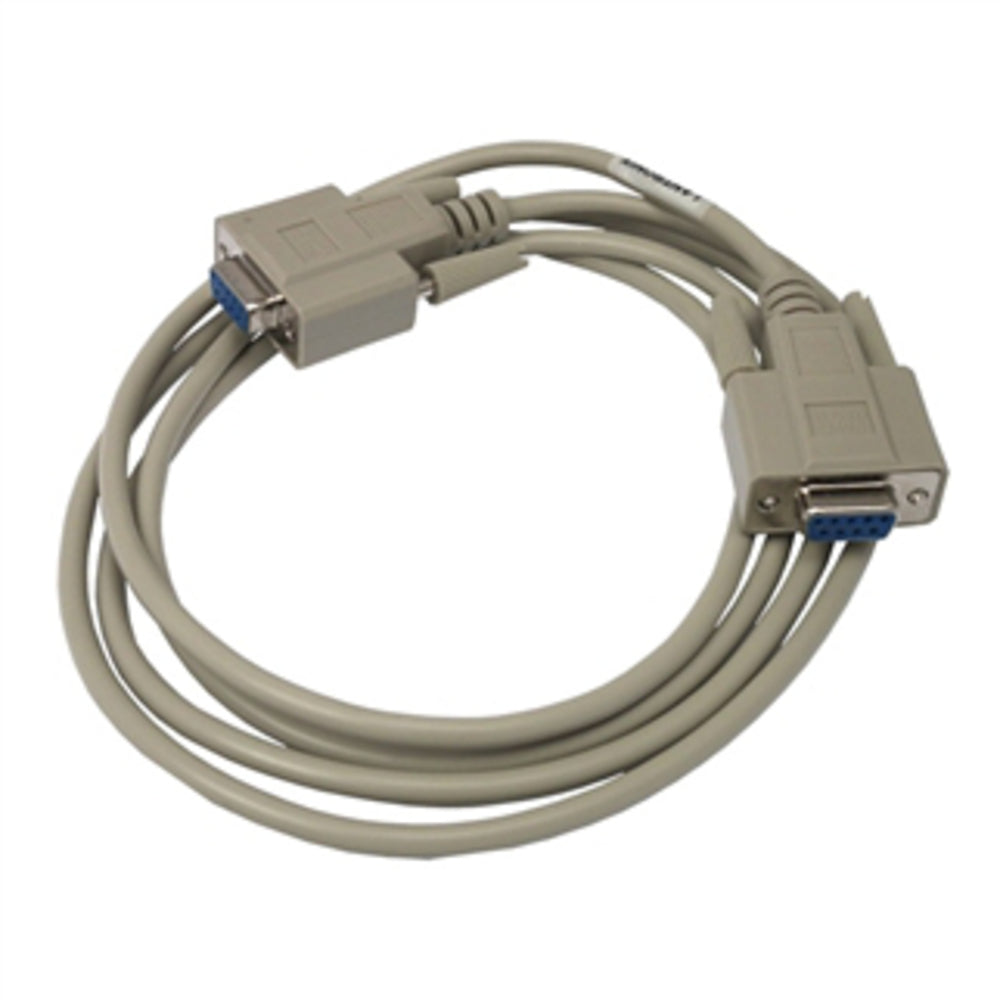 Lantronix ACC-500-164-R Null Modem Cable DB9F to DB9F Grey 6ft Image 1