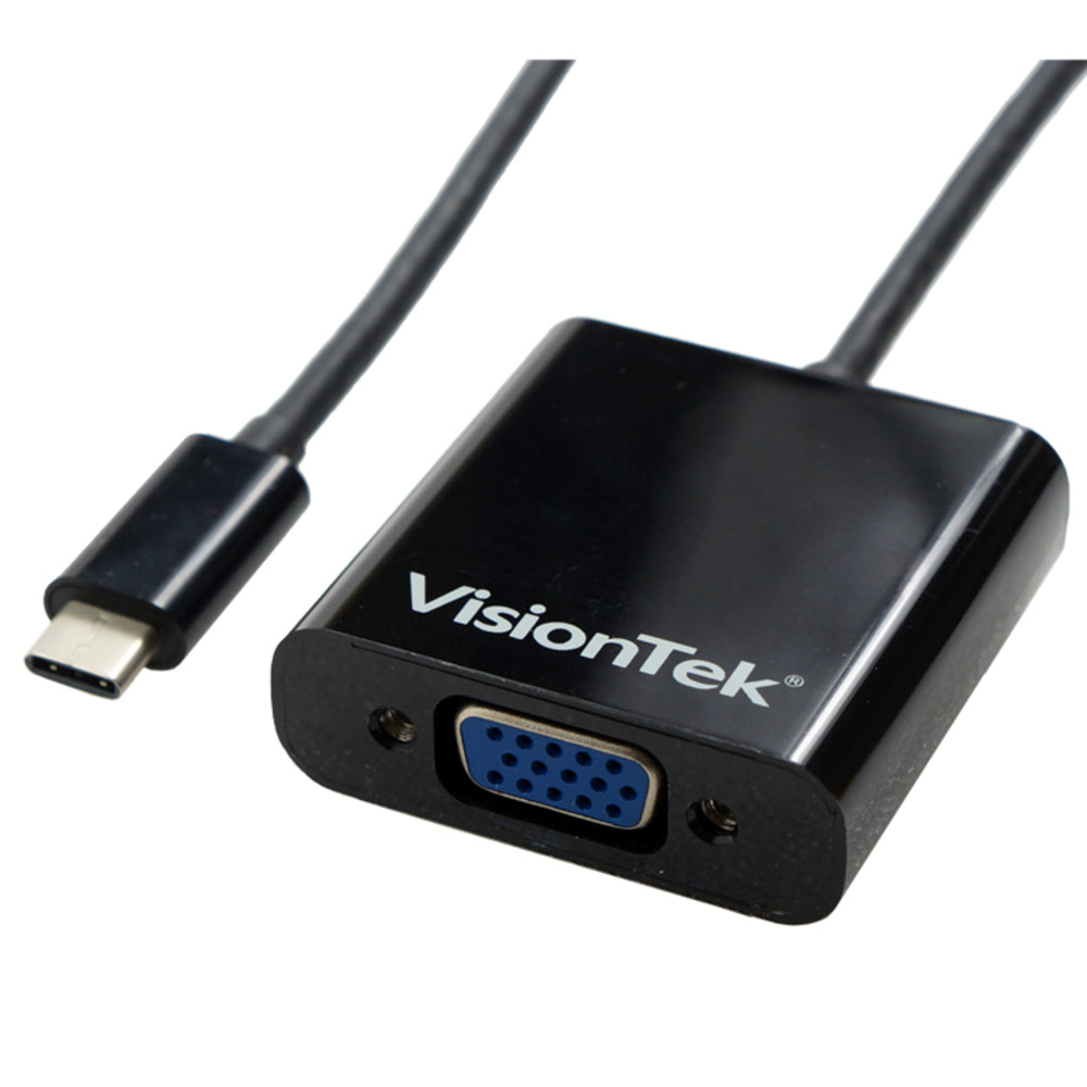 Visiontek 900818 Usb 3.1 Type C To Vga Adapter M/F Image 1