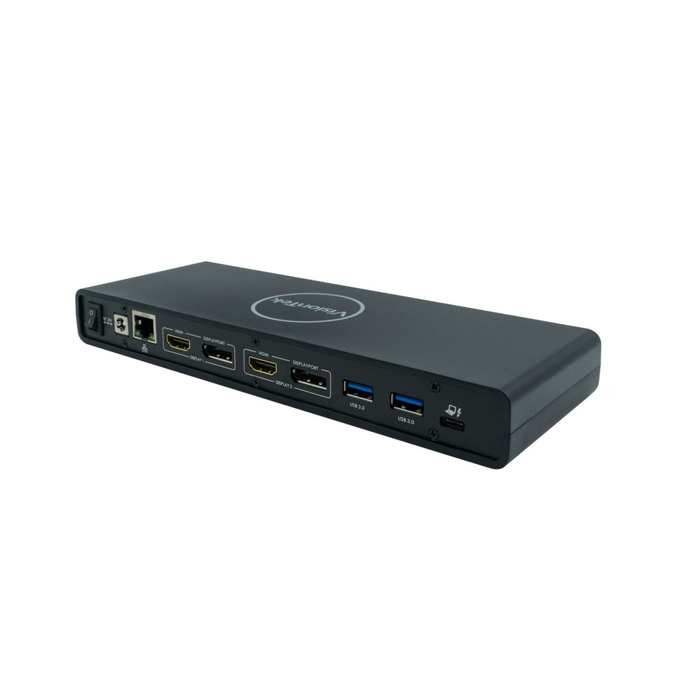 Visiontek VT4500 USB/USB-C Docking Station Dual 4K Monitors
