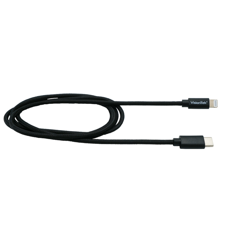 VisionTek 901267 Lightning to USB Type-C 1m Cable - MFI Certified Image 1