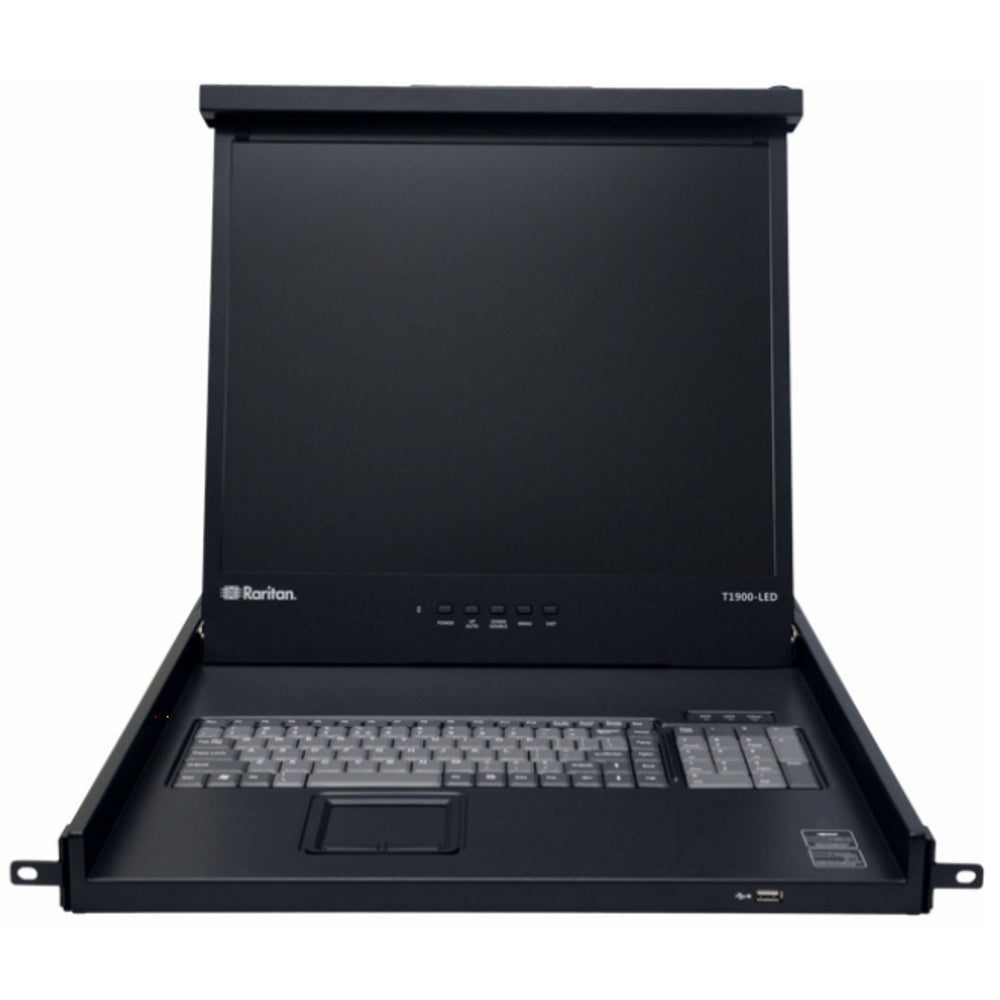 Raritan T1900-Led 19" KVM Drawer USB/DVI Rackmount LCD Console Image 1